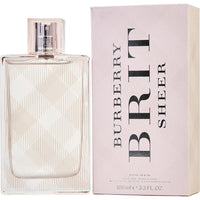 Brit Sheer by Burberry, 3.3 oz Eau De Toilette Spray for Women ,