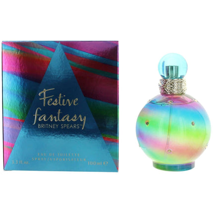 Britney Spears Women's Eau De Toilette Spray - Festive Fantasy Captivating, 3.3oz ,