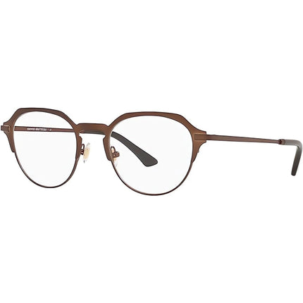 Brooks Brothers Men's Eyeglasses - Matte Light Gold Metal Round Frame | BB1082 6102 ,
