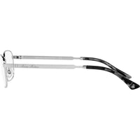 Brooks Brothers Men's Eyeglasses - Silver Rectangular Full Rim Frame | 0BB1080T 1259T ,