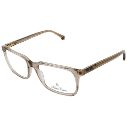 Brooks Brothers Men's Eyeglasses - Transparent Brown Rectangular Frame | 0BB2033 6143 ,