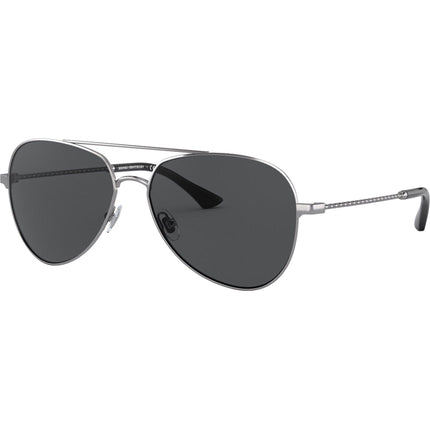 Brooks Brothers Men's Sunglasses - Shiny Gunmetal Full Rim Aviator | 0BB4056 151087 ,