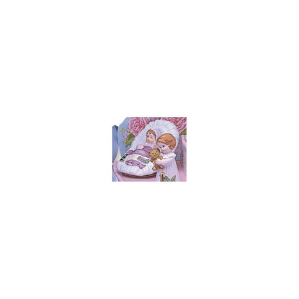 Brunette Newborn Baby Porcelain Figurine ,