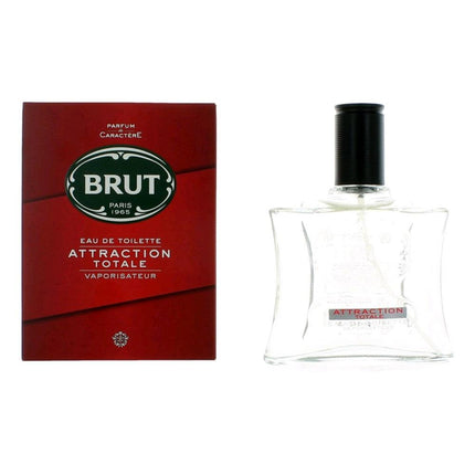 Brut Attraction Totale by Brut, 3.4 oz Eau De Toilette Spray for Men ,