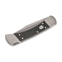 Buck Knife - Automatic Folding Hunter Black G10 Handle Plain Blade Elite | BU0110BKSA ,