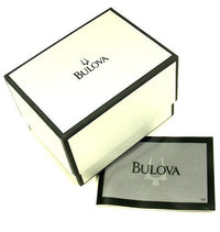 Bulova 96B149 Men's Quartz Black Dial Stainless Steel Watch ,