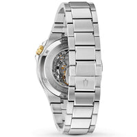 Bulova Men's Automatic Watch - Classic Skeleton Dial Stainless Steel Bracelet | 98A224 ,