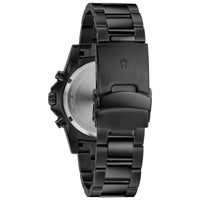 Bulova Men's Quartz Watch - Chronograph Black IP Stainless Steel Bracelet | 98B337 ,