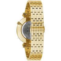 Bulova Men's Quartz Watch - Regatta White Dial Yellow Gold Bracelet | 97A153 ,