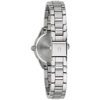 Bulova Women's Watch - Sutton Silver Tone Dial Stainless Steel Bracelet | 96L285 ,