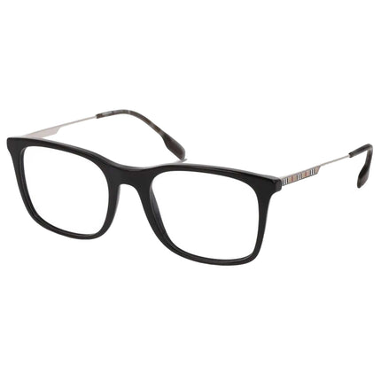 Burberry Men's Eyeglasses - Black Square Frame Clear Demo Lens, 53 mm | BE2343 3001 ,