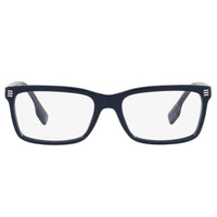 Burberry Men's Eyeglasses - Blue Rectangular Plastic Frame Clear Lens | 0BE2352 3988 ,