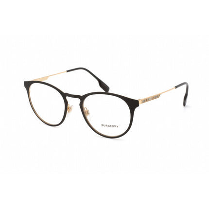 Burberry Men's Eyeglasses - Clear Lens Black Metal Round Shape Frame | BE1360 1017 ,
