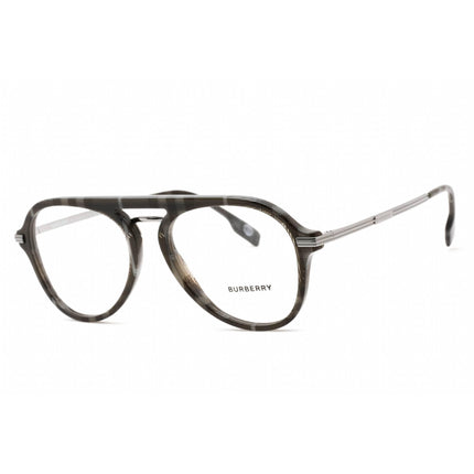 Burberry Men's Eyeglasses - Full Rim Aviator Charcoal Check Plastic | 0BE2377 3804 ,