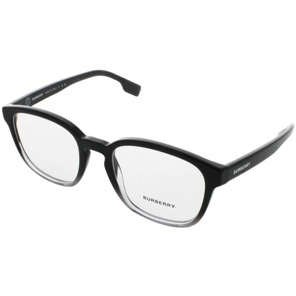 Burberry Men's Eyeglasses - Full Rim Black Plastic Square Shape Frame | 0BE2344 3955 ,