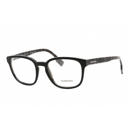Burberry Men's Eyeglasses - Full Rim Black/Charcoal Check Plastic Frame | 0BE2344 4077 ,