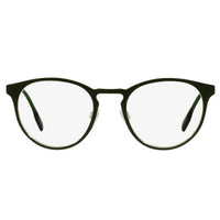 Burberry Men's Eyeglasses - Green Metal Full Rim Frame Clear Demo Lens | BE1360 1327 ,