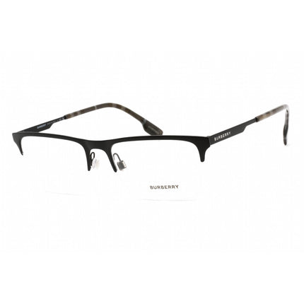 Burberry Men's Eyeglasses - Matte Black Plastic Rectangular Shape Frame | 0BE1344 1007 ,