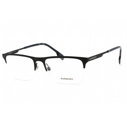 Burberry Men's Eyeglasses - Matte Blue Metal and Plastic Rectangular | 0BE1344 1333 ,