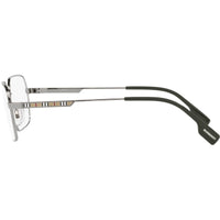 Burberry Men's Eyeglasses - Metal Rectangular Frame Demo Lens | BURBERRY 0BE1356 1003 ,