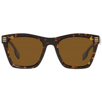 Burberry Men's Sunglasses - Dark Havana Plastic Frame Brown Lens | BE4348F 300283 ,