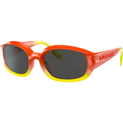 Burberry Men's Sunglasses - Orange Yellow Cat Eye Frame | BURBERRY 0BE4338 393587 ,