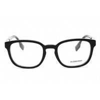 Burberry Unisex Eyeglasses - Black/Charcoal Check Plastic Rectangular | 0BE2344 4077 ,