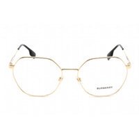 Burberry Unisex Eyeglasses - Clear Lens Light Gold Metal Round Frame | 0BE1350 1109 ,