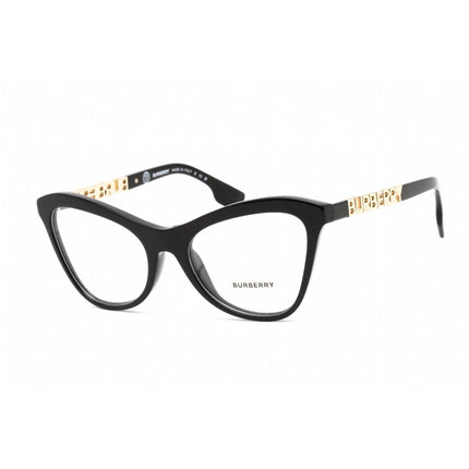 Burberry Unisex Eyeglasses - Full Rim Cat Eye Black Plastic Frame | 0BE2373U 3001 ,