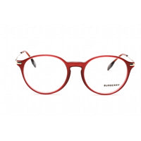 Burberry Unisex Eyeglasses - Full Rim Round Bordeaux Plastic Frame | 0BE2365 4022 ,