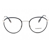 Burberry Unisex Eyeglasses - Full Rim Round Silver/Blue Metal Frame | 0BE1373 1005 ,