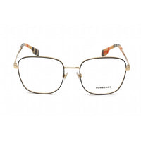 Burberry Unisex Eyeglasses - Full Rim Square Pale Gold/Black Frame | 0BE1347 1109 ,