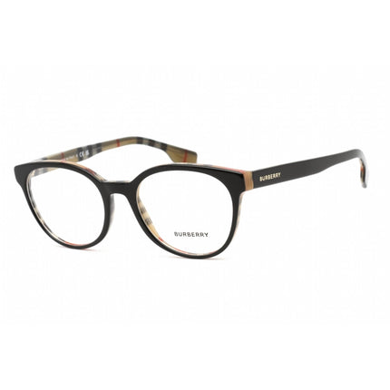 Burberry Unisex Eyeglasses - Top Black On Vintage Check Plastic Frame | BE2315 3838 ,