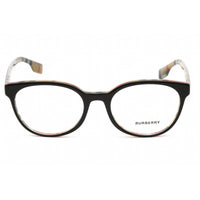 Burberry Unisex Eyeglasses - Top Black On Vintage Check Plastic Frame | BE2315 3838 ,