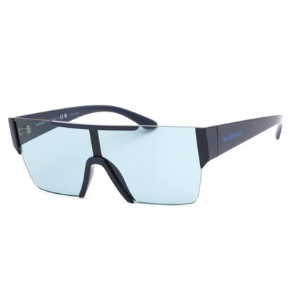 Burberry Unisex Sunglasses - Half Rim Blue Lens Plastic Shield Frame | BE4291 396180 ,