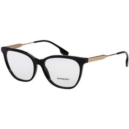 Burberry Women's Eyeglasses - Black Plastic Cat Eye Frame | BURBERRY 0BE2333 3001 ,