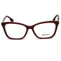 Burberry Women's Eyeglasses - Bordeaux Cat Eye Frame Clear Lens, 53 mm | BE2348 3403 ,