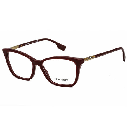 Burberry Women's Eyeglasses - Bordeaux Cat Eye Frame Clear Lens, 55 mm | BE2348 3403 ,