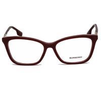 Burberry Women's Eyeglasses - Bordeaux Cat Eye Frame Clear Lens, 55 mm | BE2348 3403 ,