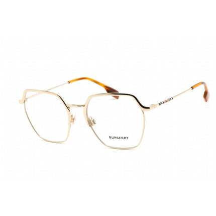 Burberry Women's Eyeglasses - Clear Lens Light Gold Metal Square Frame | 0BE1371 1109 ,