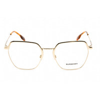 Burberry Women's Eyeglasses - Clear Lens Light Gold Metal Square Frame | 0BE1371 1109 ,