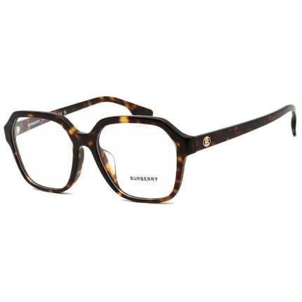 Burberry Women's Eyeglasses - Dark Havana Square Frame Clear Lens - 0BE2358F 3002 ,