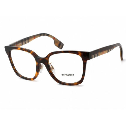 Burberry Women's Eyeglasses - Dark Havana Square Frame Clear Lens | BE2347F 3943 ,