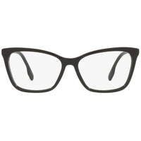 Burberry Women's Eyeglasses - Full Rim Black Plastic Cat Eye Frame | 0BE2348 3001 ,