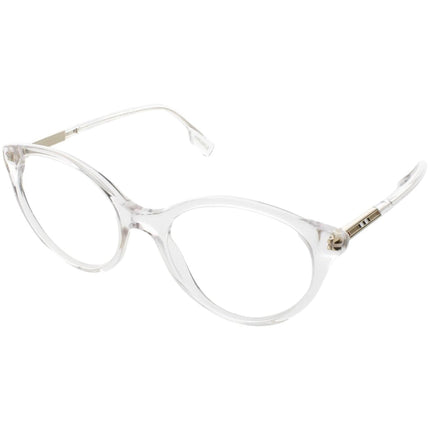 Burberry Women's Eyeglasses - Full Rim Clear Plastic/Metal Oval Frame | 0BE2349 3024 ,