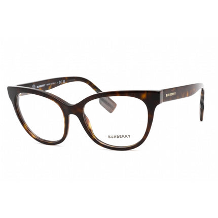 Burberry Women's Eyeglasses - Full Rim Dark Havana/Check Brown Frame | 0BE2375 3002 ,
