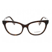 Burberry Women's Eyeglasses - Full Rim Dark Havana/Check Brown Frame | 0BE2375 3002 ,