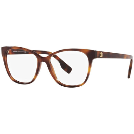 Burberry Women's Eyeglasses - Full Rim Light Havana Acetate Cat Eye | 0BE2345 3316 ,