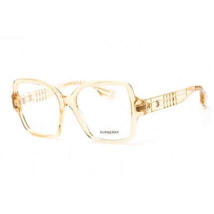 Burberry Women's Eyeglasses - Full Rim Square Shape Beige Plastic Frame | 0BE2374 4063 ,