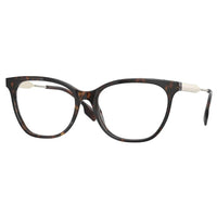 Burberry Women's Eyeglasses - Havana Cat Eye Frame Clear Demo Lens | BE2333 3002 ,